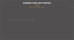 Desktop Screenshot of europefineartphotos.com